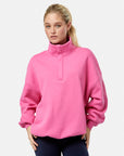 Snap Collar Sierra Sweatshirt in Sangria Sunset