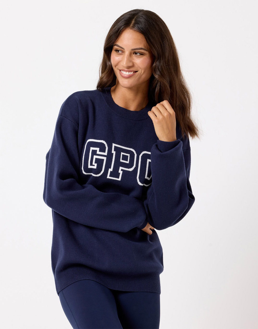 Knit Crew in Twilight Navy