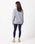 Knit Half Zip in Stone