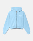 Daily Zip Hoodie in Baby Blue