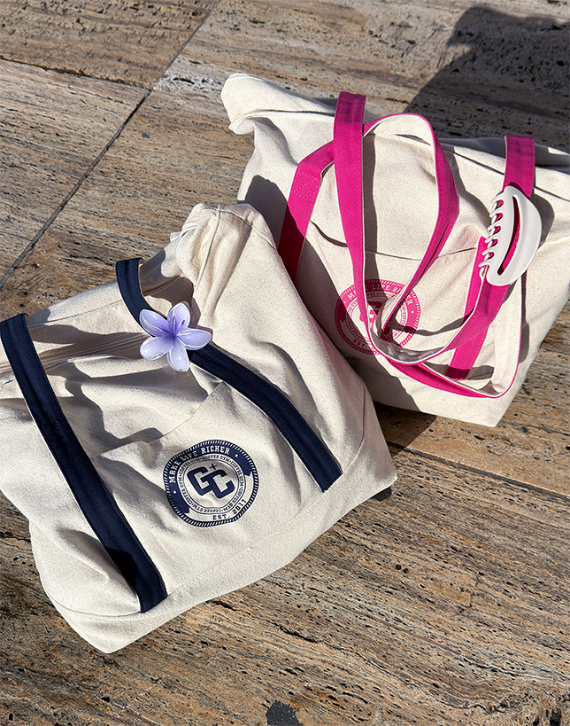 Canvas Tote Bag in Petal Pink