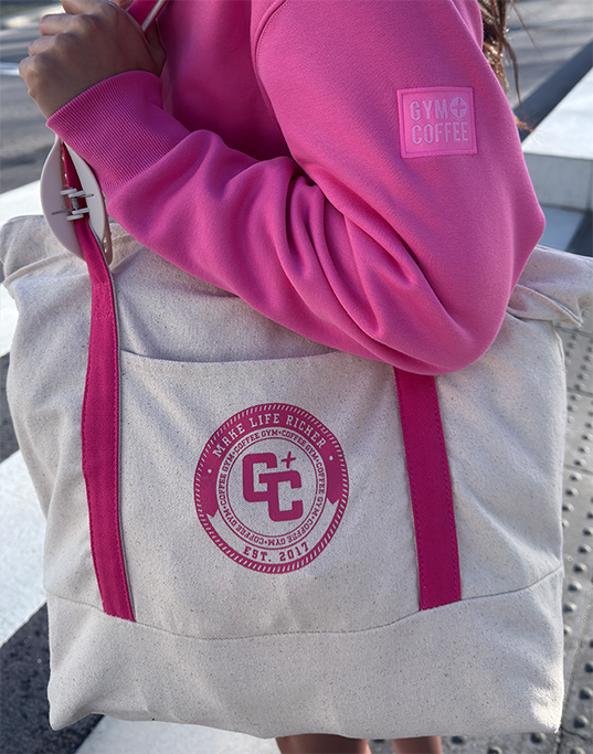 Canvas Tote Bag in Petal Pink