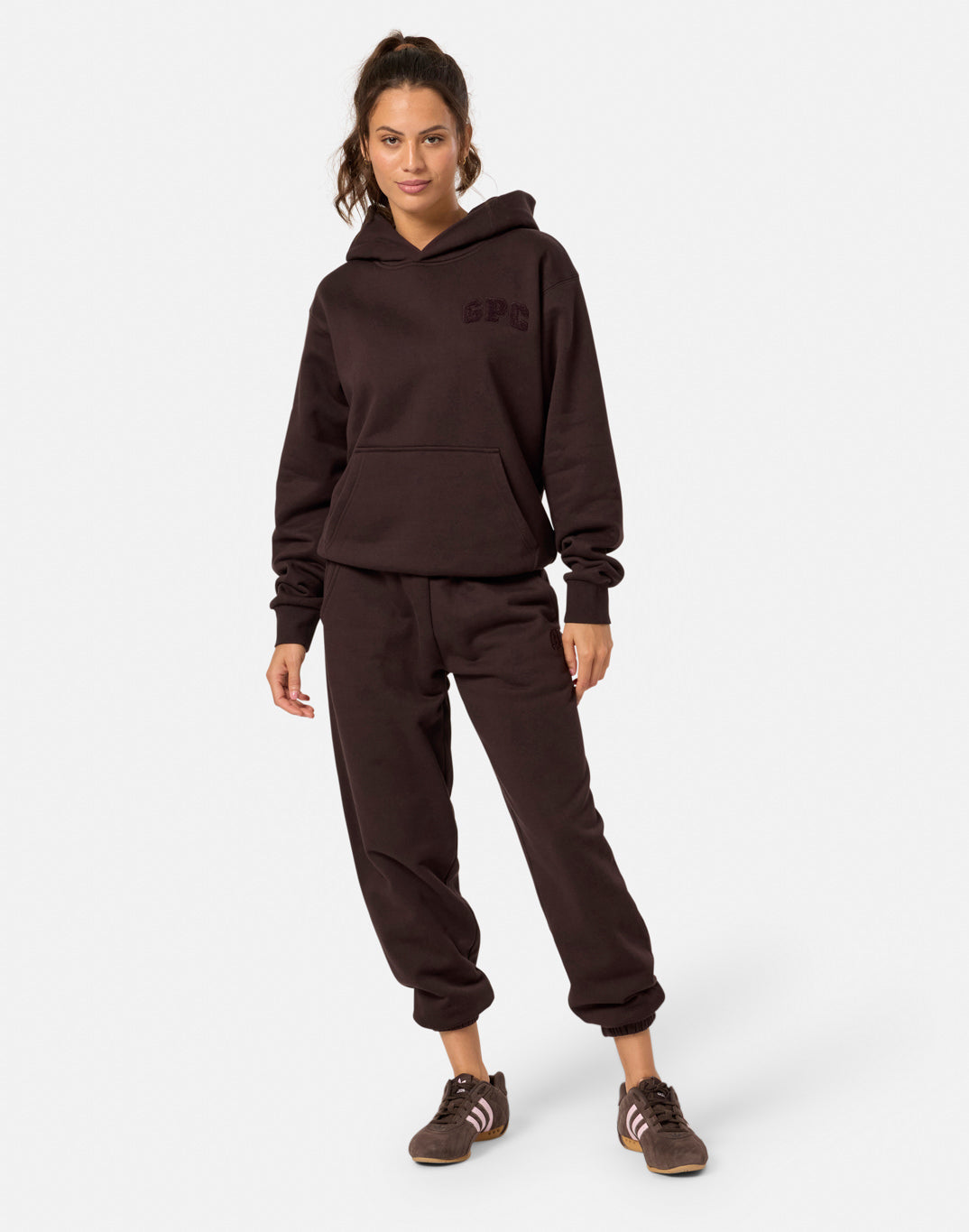 Cascade Hoodie in Mocha Bean