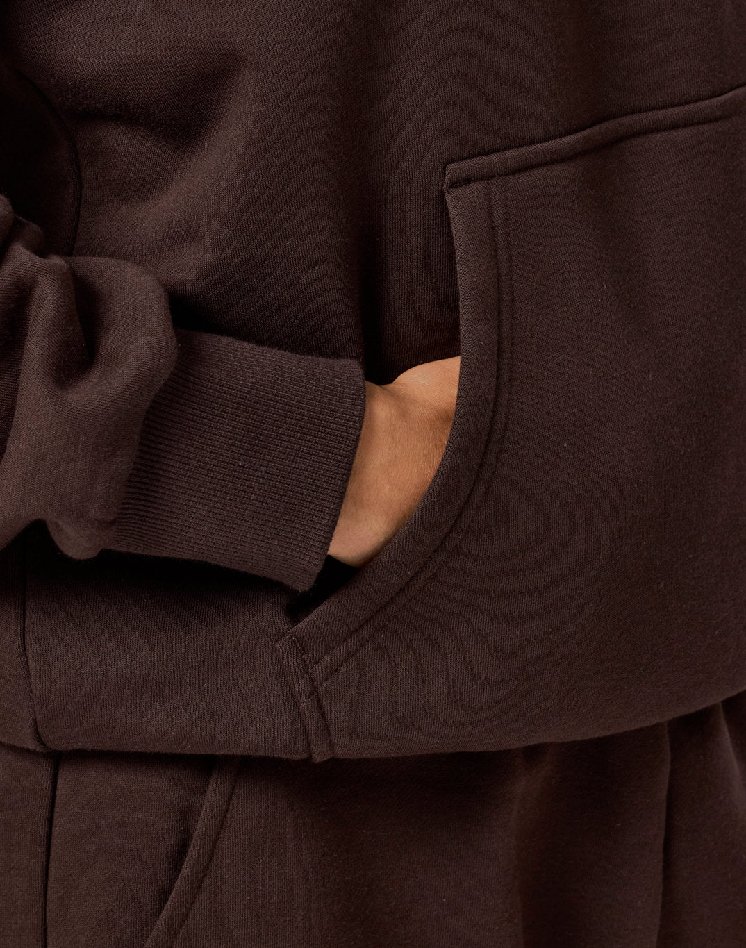 Cascade Hoodie in Mocha Bean