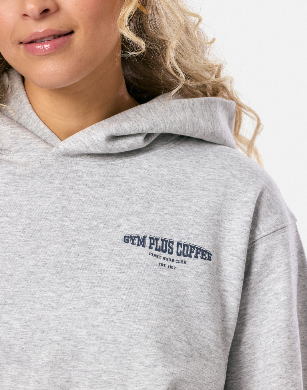 Clubhouse Hoodie in Grey Marl