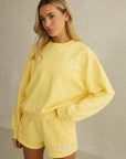 Daily Crewneck in Lemon Sorbet