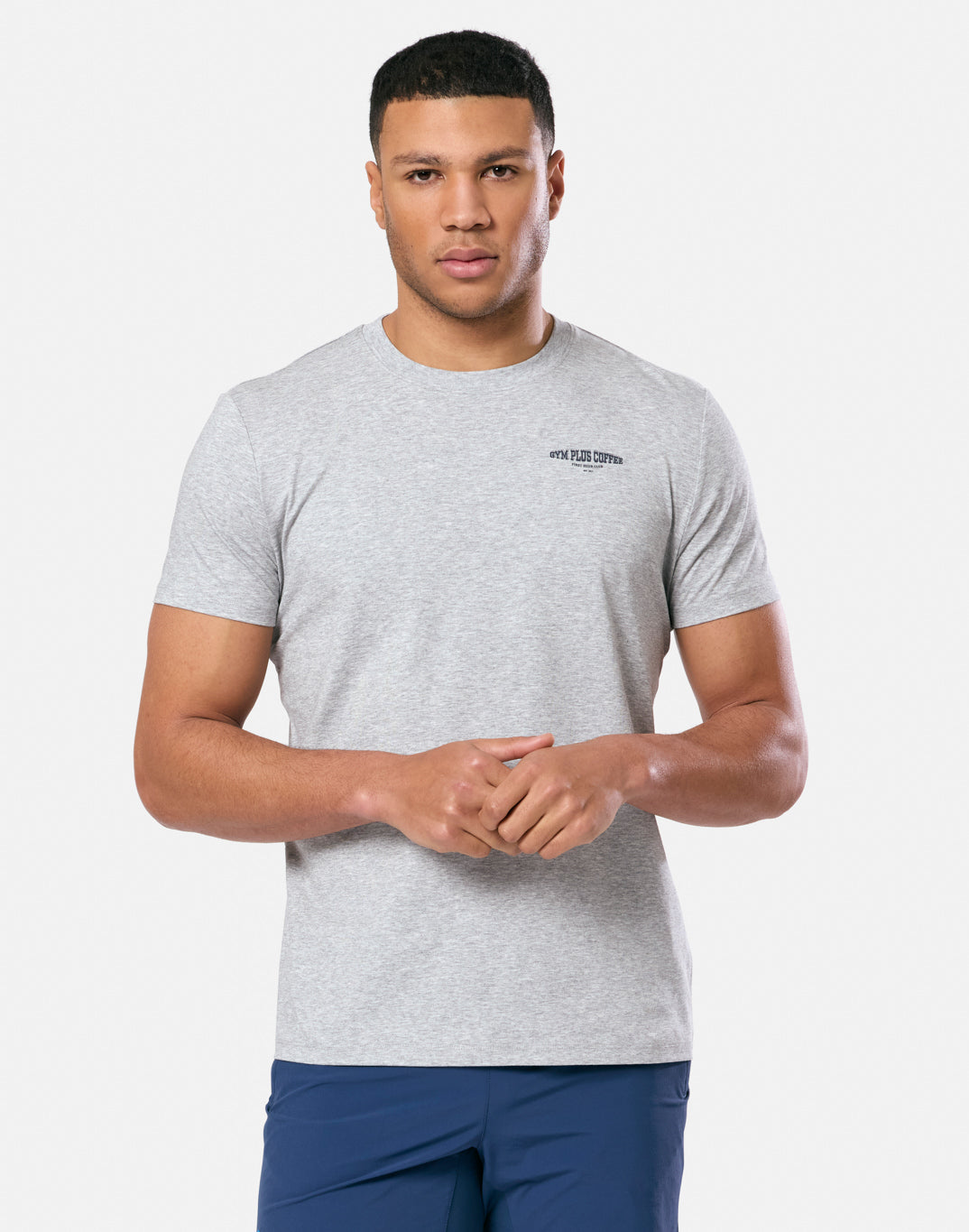 Everyday Graphic Tee in Grey Marl