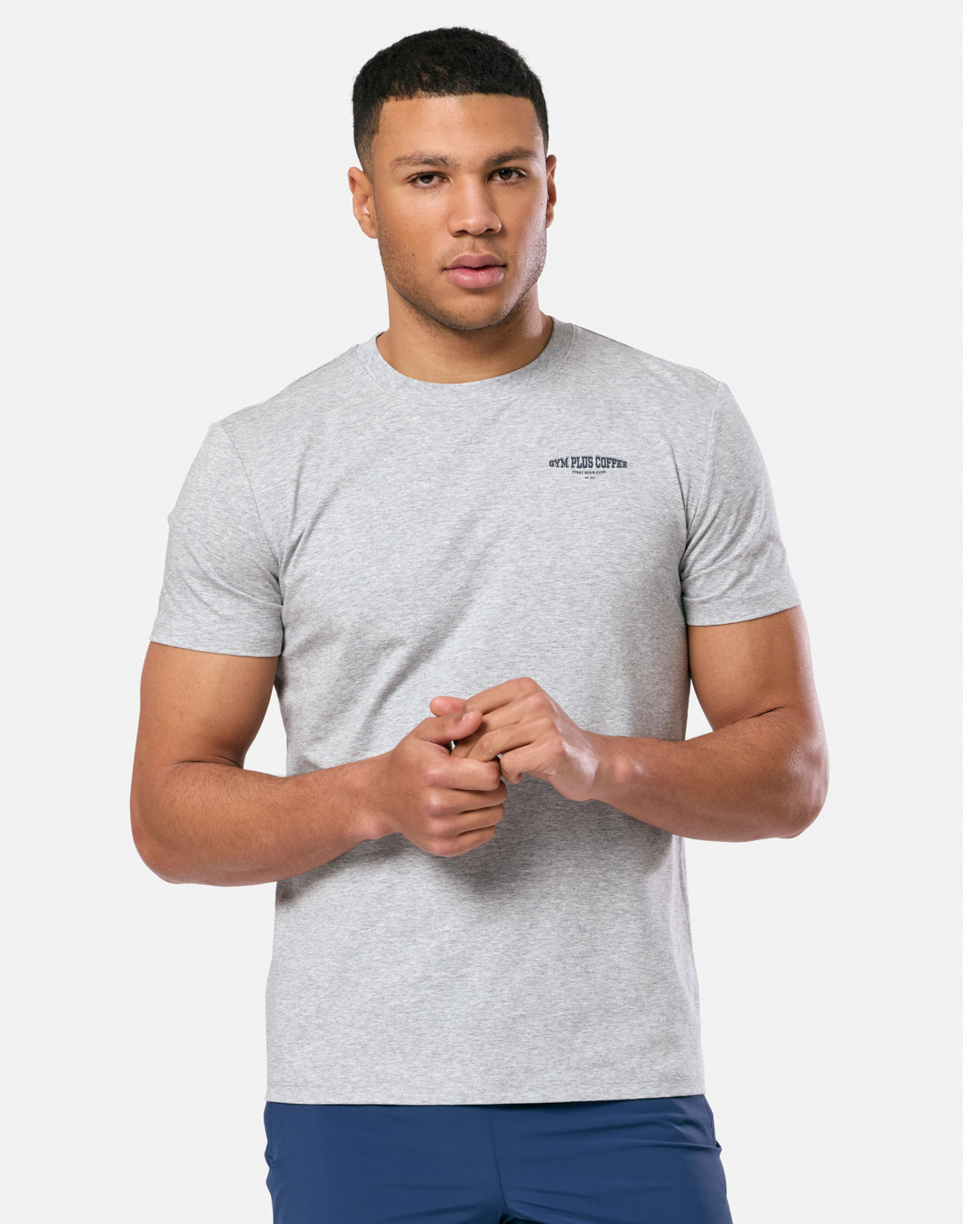 Everyday Graphic Tee in Grey Marl