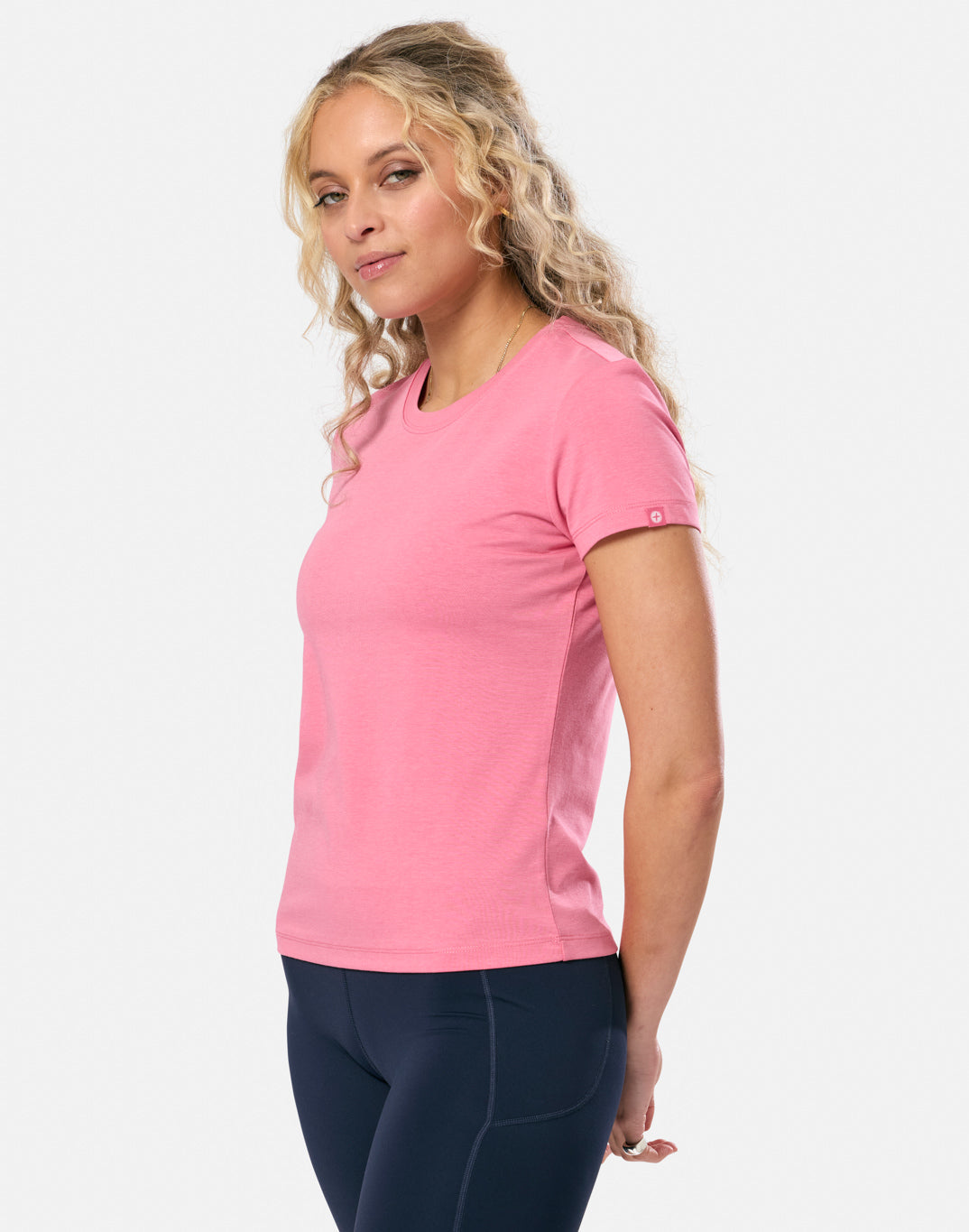 Everyday Tee in Blush Red