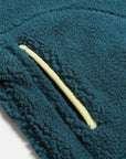 Industry Fleece Half Zip in Deep Teal