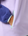 Half Snap Polar Fleece in Lilac