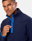 Half Zip Polar Fleece in Twilight Navy