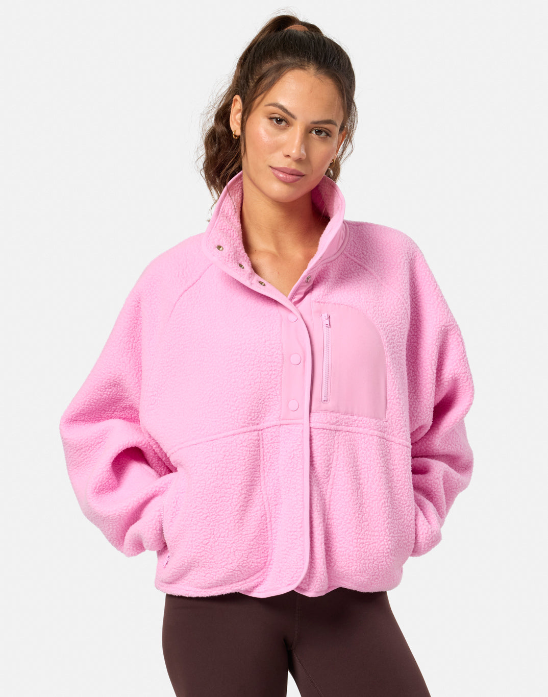 Horizon Layer Up Full Snap in Cotton Candy