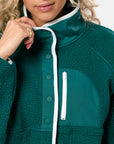 Horizon Layer Up Jacket in Jungle Green