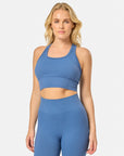 Lotus Lounge Bra in Oasis Blue