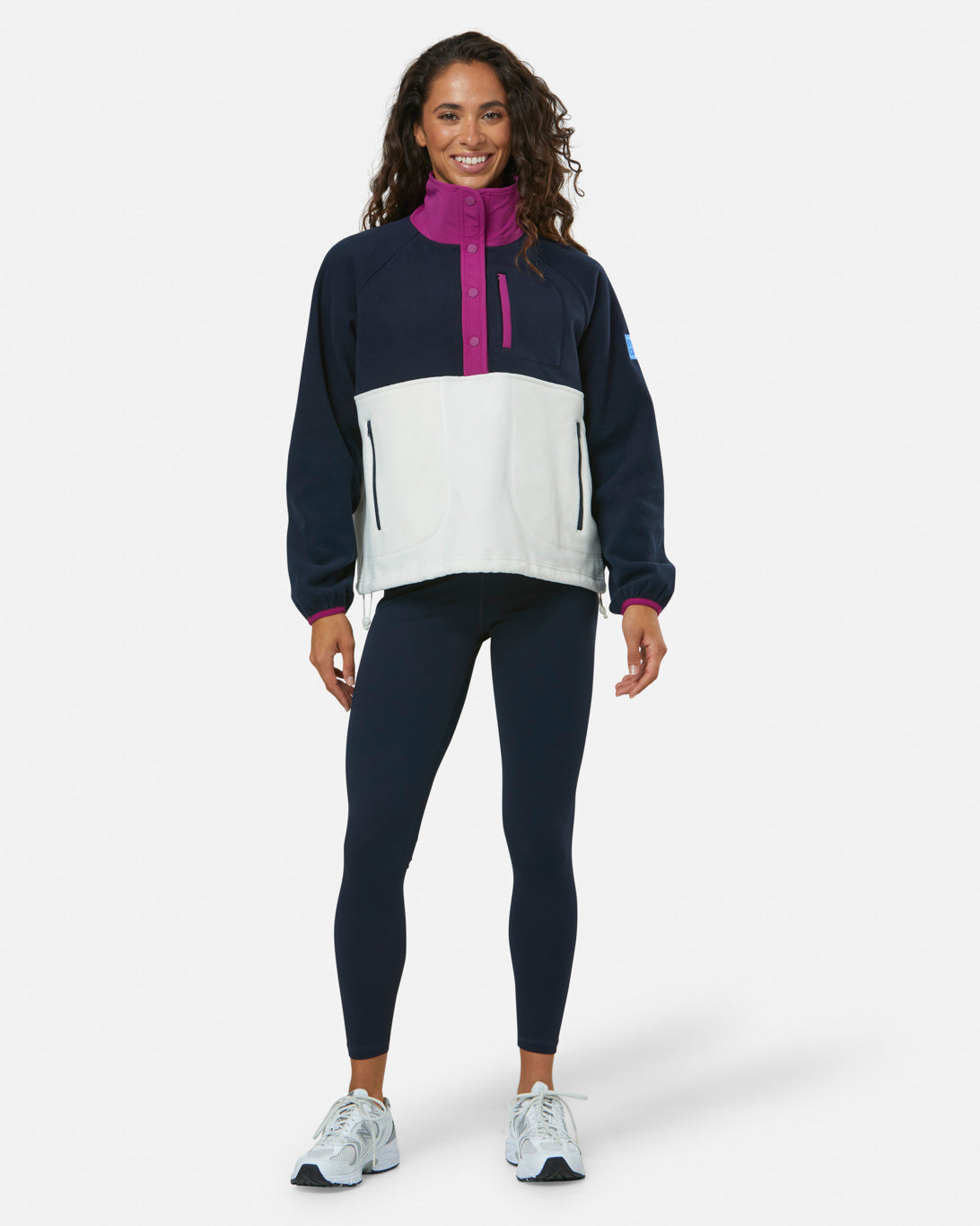 Snap Polar Fleece in Obsidian Blue