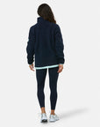 Half Zip Polar Fleece in Obsidian Blue