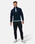 Half Zip Polar Fleece in Obsidian Blue