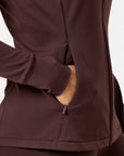 Relentless Full Zip in Mocha Bean
