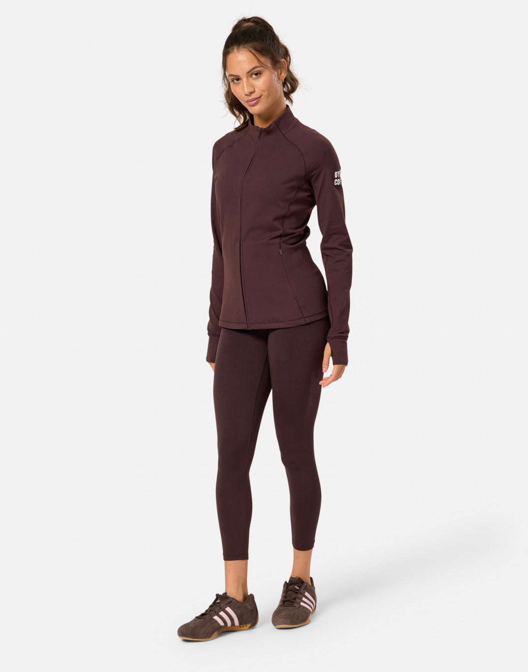 Relentless Full Zip in Mocha Bean
