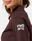 Relentless Full Zip in Mocha Bean