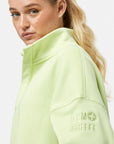 Snap Collar Sierra Sweatshirt in Lime Sorbet