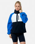 Snap Polar Fleece in Azure Blue