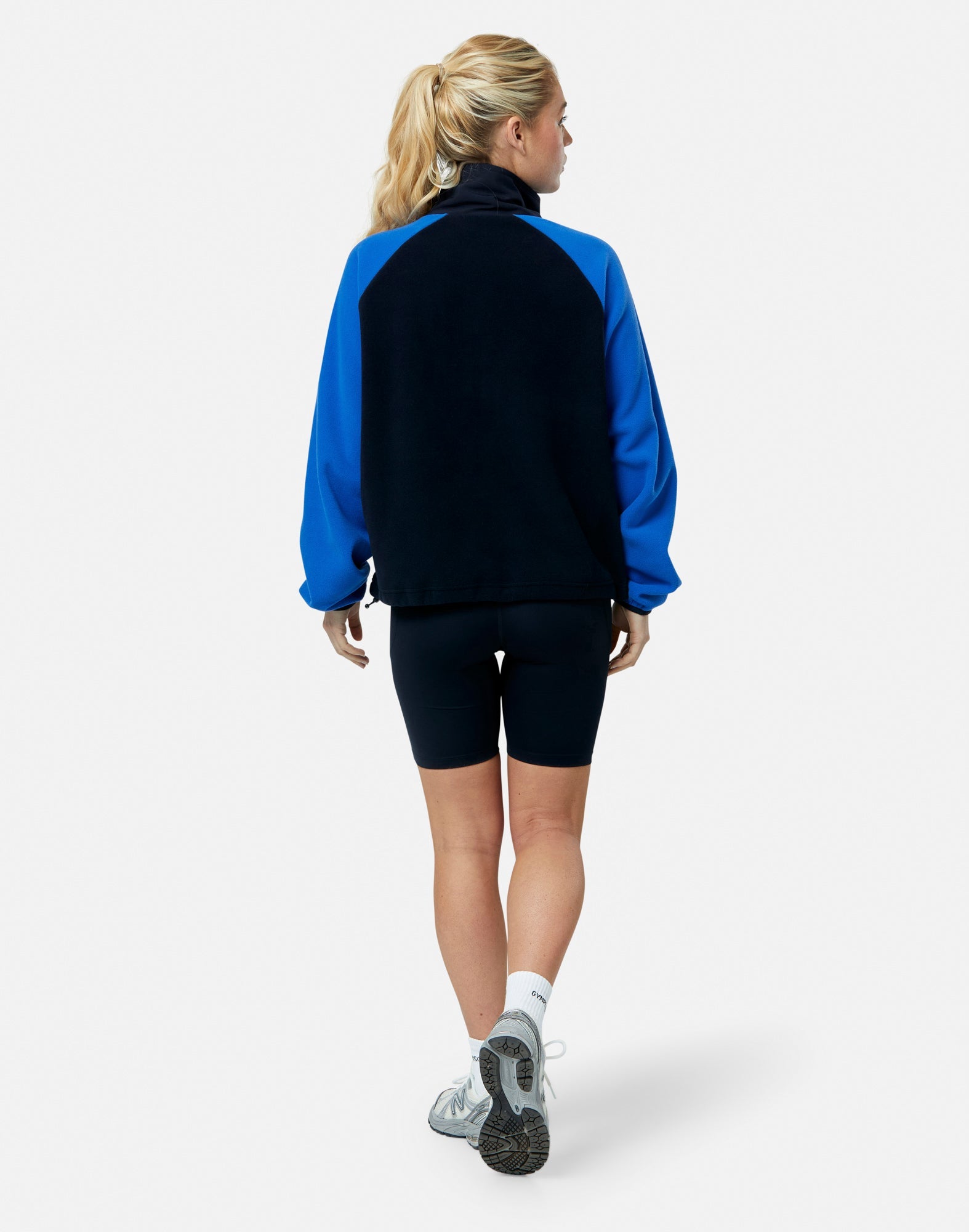 Snap Polar Fleece in Azure Blue