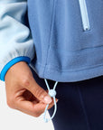 Snap Polar Fleece in Oasis Blue