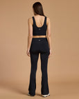 Soft Motion Flare Legging in Black