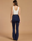 Soft-Motion Flare Legging in Twilight Navy