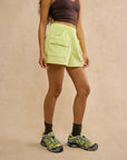 Utility Short in Lime Sorbet