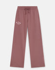 Wide Leg Jogger in Terra Rose