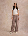 Wide Leg Pant in Pebble