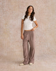 Wide Leg Pant in Pebble