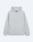 Textured Hoodie in Heather Grey