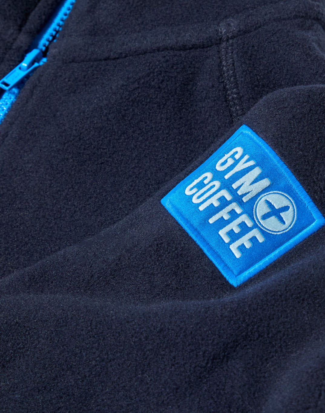 Kids Full Zip Polar Fleece in Obsidian Blue