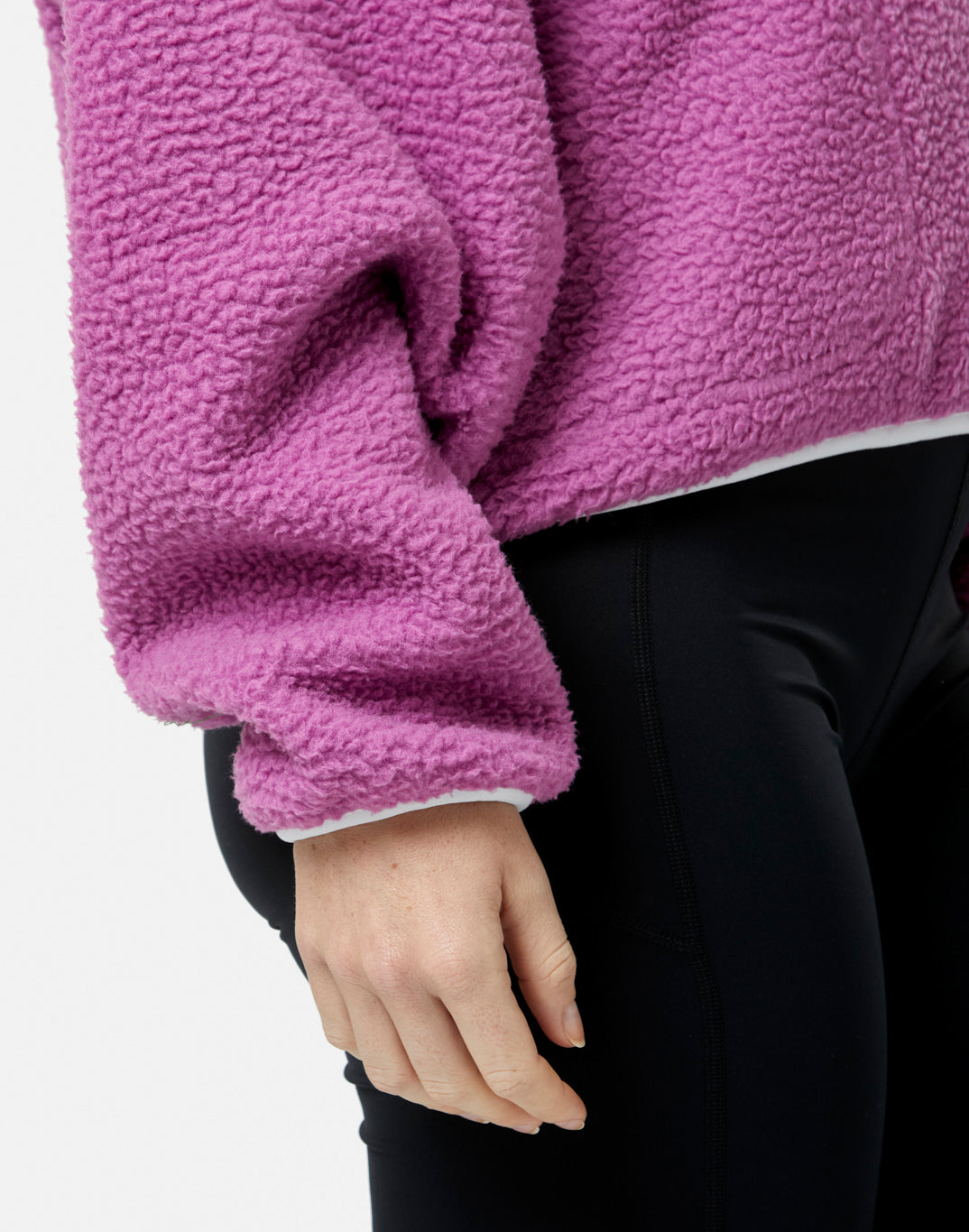 Horizon Layer Up Half Snap in Crisp Pink