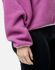 Horizon Layer Up Half Snap in Crisp Pink