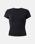 Soft-Motion Tee in Black