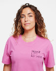 Luna Boxy Tee In Flash Pink - T-Shirts - Gym+Coffee IE