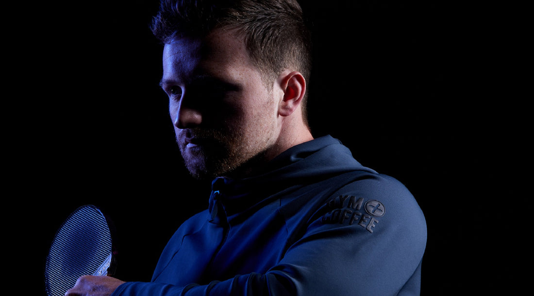 Colin Judge wearing the high performance Kinetic Hoodie