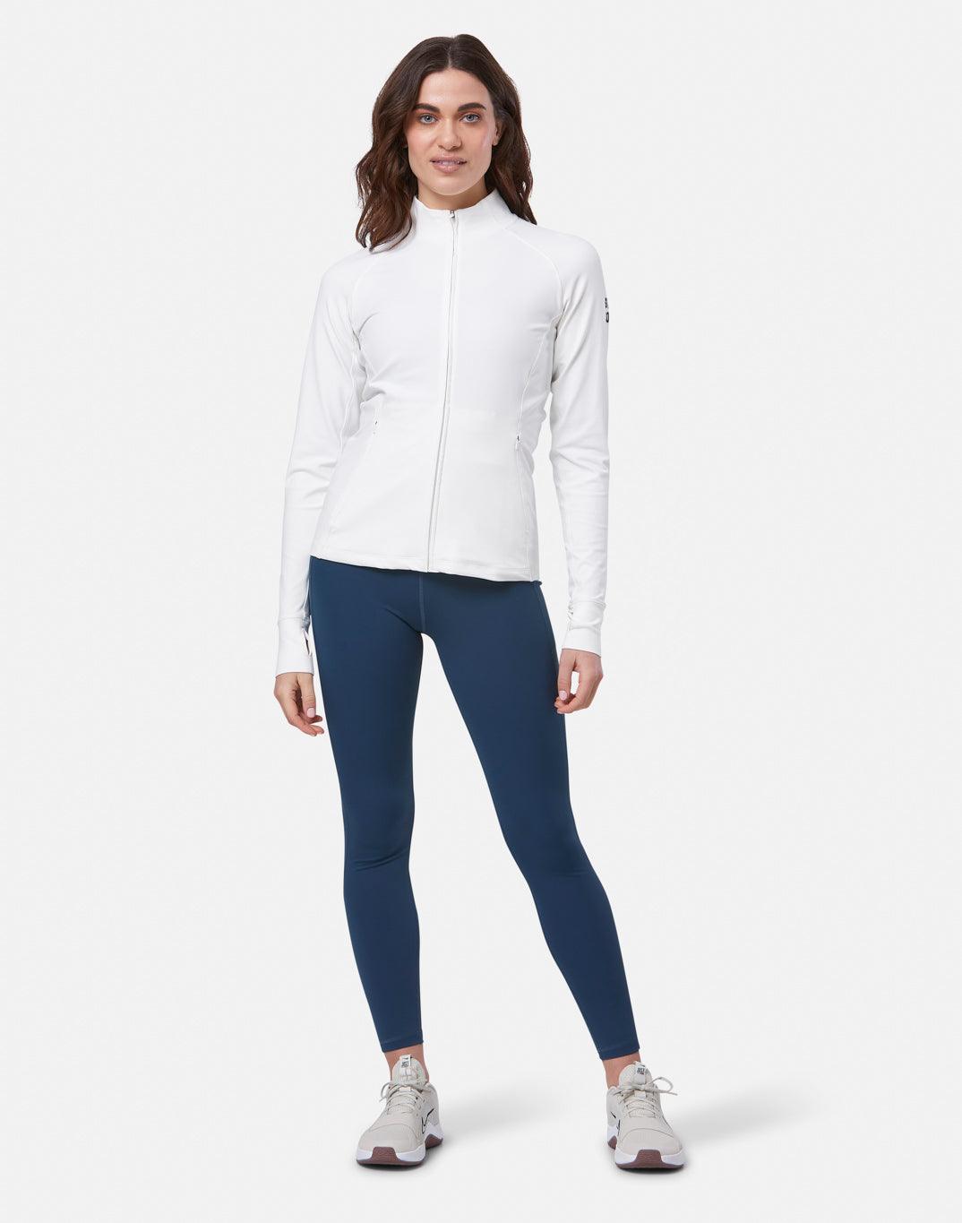 Adaptive Zip in Ultra White - Midlayer - Gym+Coffee IE