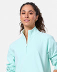 Chill Half Zip in Mint - Sweatshirts - Gym+Coffee IE