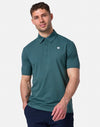 Coffee Polo Tee in Sage