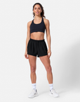 The Contender Racer Short in Black