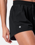 The Spud Contender Racer Short in Black