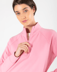 Chill Half Zip in Pink Rose - Sweatshirts - Gym+Coffee IE