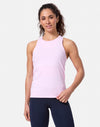 Relentless Racer Back Vest in Baby Pink