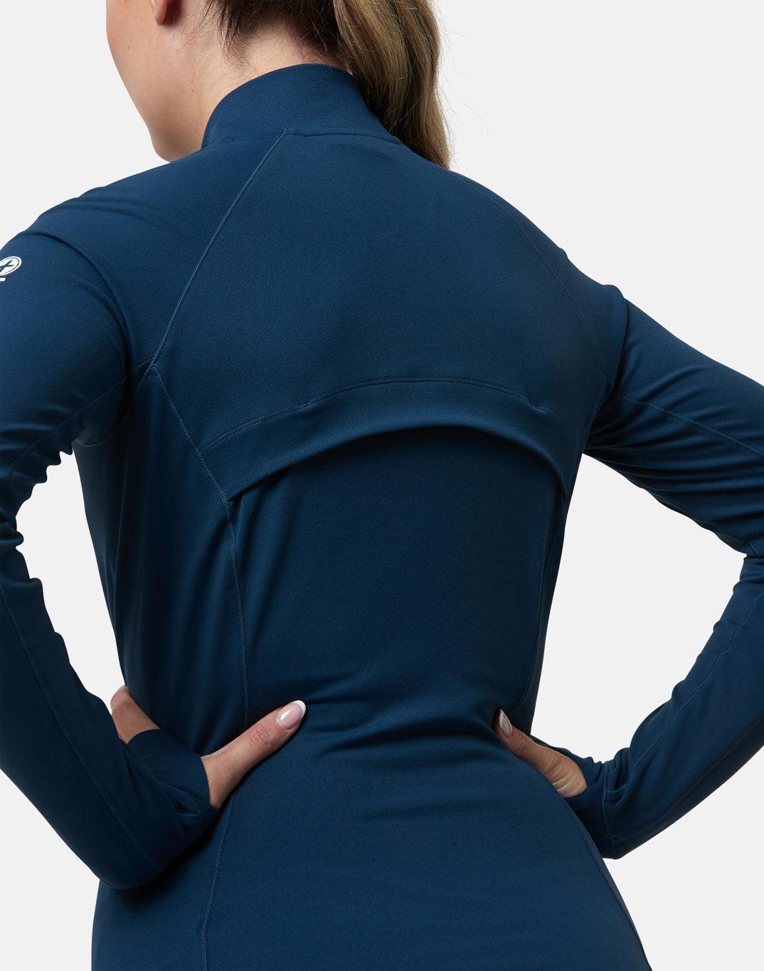 Adaptive Zip in Petrol Blue - Midlayer - Gym+Coffee IE